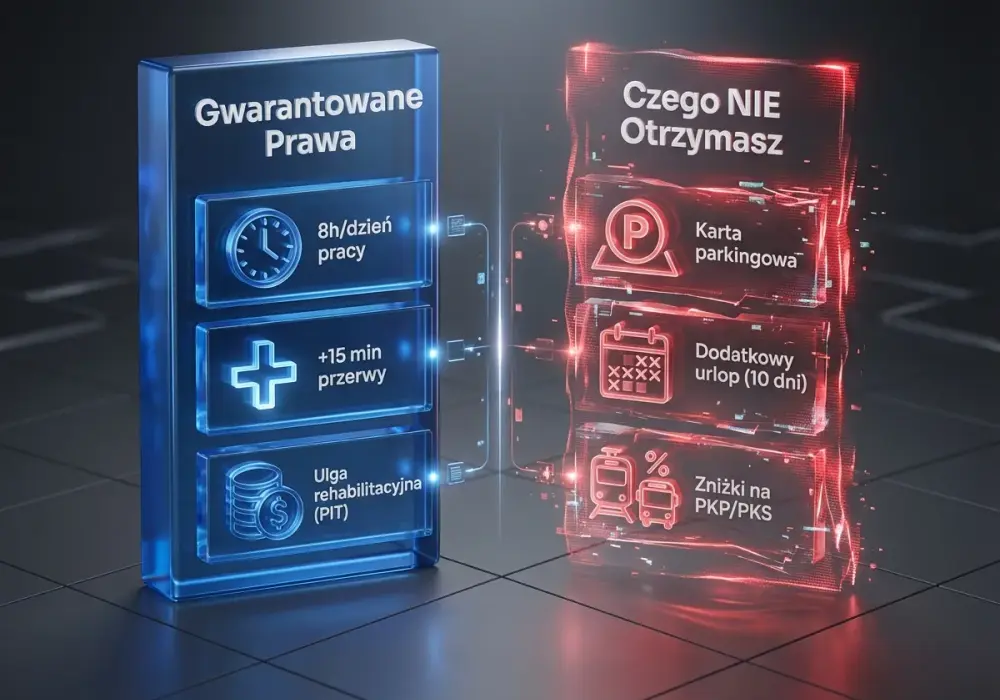 Lekki stopień niepełnosprawności - Prawa, ulgi - Bez mitów!