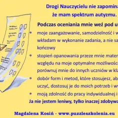 Jak oceniać zachowanie ucznia z zespołem Aspergera bez błędów?
