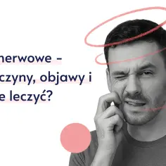 Mężczyzna z nerwowymi tikami, objawy i leczenie. Ruchy mimowolne nerwica.