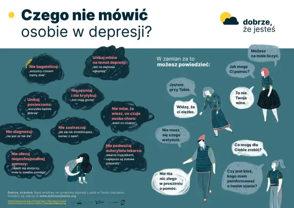 Co mówić osobie z depresją, by jej nie skrzywdzić i skutecznie wspierać