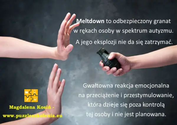 Meltdown w autyzmie - to nie złość. Zrozum i pomóż